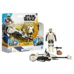 STAR WARS Epic World of Action Scout Trooper & Speeder Bike, 4-Inch Action Figure & Vehicle, Toys for 4 Year Old Boys and Girls & Up