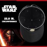 Star Wars Baseball Cap, Sith Graphics Adult Snapback Hat with Flat Brim, Black, One Size