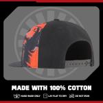 Star Wars Baseball Cap, Sith Graphics Adult Snapback Hat with Flat Brim, Black, One Size