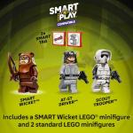 LEGO Star Wars SMART Play: AT-ST Attack on Endor Toy Building Set for Kids - Compatible Set with 2 SMART Tags and 3 Minifigures - Gift for Boys, Girls and Fans Ages 8+ - 75424