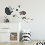 RoomMates Star Wars Death Star Tie Fighter & X-Wing Peel and Stick Wall Decals by RoomMates, RMK3012SCS