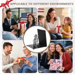 Maozyiltle Master Yoda Force Metal Bookend, Black Metal Bookend,Double-Sided Yoda Pattern, Creative Gift for Star War Lovers,Decor for Home, Office & Kids Room (Master)