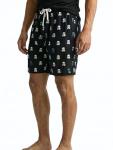 Disney Mens Star Wars Lounge Pajama Shorts (Stormtrooper Black, X-Large)