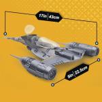 STAR WARS Epic Hero Series The Mandalorian's N-1 Starfighter Ship, 4-Inch Scale Grogu & Mandalorian Action Figures, Toys for Boys & Girls Ages 4+