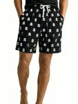 Disney Mens Star Wars Lounge Pajama Shorts (Stormtrooper Black, X-Large)