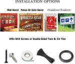 ELEtina Vintage Metal Stormtrooper Parking Only Wall Iron Painting Tin Warning Sign Decorative Signs & Plaques, 8 X 12 Inch, One color8-13 (Decorative Accessories)