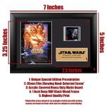 FilmCells Star Wars Episode IV A New Hope Authentic 35mm Film Cell Special Edition Display, Black, 7x5