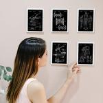 Vintage Star Vessels Patent Prints - Set of 9 (8x10) Unframed Wall Art Poster Gifts for Boys Men Women Home Office Studio Garage Man Cave Student Comic-Con Sci Fi Wars Movies Fan Game Room Decor