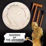 STAR WARS The Armorer Gemstone Dig, Reveal 8 Real Gemstones Inside The Armorer's Helmet, Including Amethyst, Quartz, Red Agate, Toys, Science Kits for Kids Age 8-12, Excavation Toys