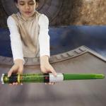 STAR WARS Lightsaber Forge Kyber Core Sabine Wren, Officially Licensed Green Customizable Electronic Lightsaber, Toys for 4 Year Old Boys and Girls