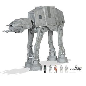 Star Wars Micro Galaxy Squadron at-at Walker - 10-Inch Assault Class Vehicle with Five 1-Inch Micro Figure Accessories