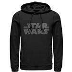 Men's Star Wars Simple Logo Pull Over Hoodie - Black - X Large