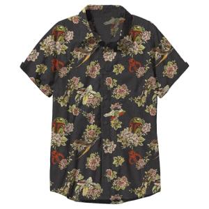 Star Wars Men's Boba Fett Floral Button Down Shirt, Black, X-Large