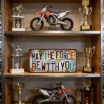 Vintage May The Force Be With You Posters，Star Wars Room Decor Wall Art，License plate Metal Sign Tin Signs for Bar Home Bedroom ，Can be Used as Decorations Gifts for Various Holiday Movies and Anime Enthusiasts