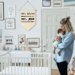 50% Wizard 50% Jedi-Canvas Hanging Pennant Banner Flag Wall Sign Decor Gift for Baby Kids Boy Nursery,Kids Room Playroom Decor-Star Quotes Wars Gift