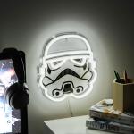 Paladone Stormtrooper Helmet LED Neon Wall Light – Official Star Wars Lamp with Power Cord | Home, Bedroom & Living Room Decor | Gift for Star Wars Fans