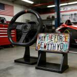 Vintage May The Force Be With You Posters，Star Wars Room Decor Wall Art，License plate Metal Sign Tin Signs for Bar Home Bedroom ，Can be Used as Decorations Gifts for Various Holiday Movies and Anime Enthusiasts