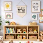 50% Wizard 50% Jedi-Canvas Hanging Pennant Banner Flag Wall Sign Decor Gift for Baby Kids Boy Nursery,Kids Room Playroom Decor-Star Quotes Wars Gift