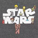 STAR WARS The Mandalorian The Child X-Wing Chewbacca Little Boys 3 Pack T-Shirts Gray/Blue/White 7-8