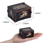 JKJYSJ Star Wars Music Box - Hand Crank Engraved Vintage Wooden Music Box Gifts for Birthday,Christmas,Valentine's Day,Thanksgiving Days. (Star Wars)