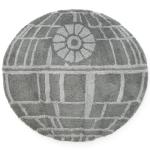 Jay Franco Star Wars Death Star Plush Grey Fluffy Accent Rug - 3 x 3 ft Area Rug for Kids Bedroom or Living Room Decor