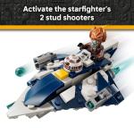 LEGO Star Wars Plo Koon’s Jedi Starfighter Microfighter Kids Toy - Building Toy for Pretend Play - Clone Wars Playset and Room Decor for Boys and Girls, Ages 6+ - Birthday Gift Idea - 75400