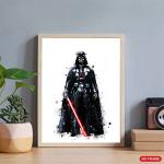 PurpleheARTs StarWars Wandkunst - Set mit 6 ungerahmt Posterdrucken (20.3x25.4 cm) fr Jungenzimmer - StarWars Wanddekoration