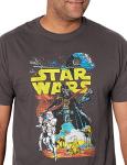 STAR WARS Men's Galactic Battle T-Shirt - Charcoal - Medium