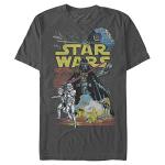 STAR WARS Men's Galactic Battle T-Shirt - Charcoal - Medium