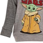 STAR WARS The Mandalorian Baby Yoda Little Boys Fleece Hoodie & Pants Gray 7-8