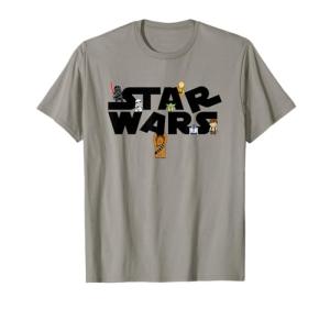 Star Wars A New Hope Cute Character Logo T-Shirt