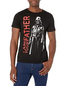 STAR WARS Men's Darkest Family Short Sleeve T-Shirt, Black, Large