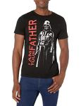 STAR WARS Men's Darkest Family Short Sleeve T-Shirt, Black, Large