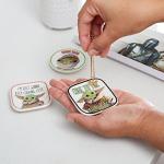 Disney Star Wars Grogu Trinket Dish Set - Ring Jewelry Tray - Mini Ceramic Trinket Trays, 3-Piece Trinket Holder Gift Set
