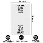 Please Wash Your Hans Kitchen Towels 14x24 Inch, S Wars Dish Towel Waffle Weave Hand Cloth Tea Towel, Funny Kitchen Accessories, Geek Home Kitchen Bathroom Decor, Housewarming Gifts