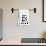 Please Wash Your Hans Kitchen Towels 14x24 Inch, S Wars Dish Towel Waffle Weave Hand Cloth Tea Towel, Funny Kitchen Accessories, Geek Home Kitchen Bathroom Decor, Housewarming Gifts