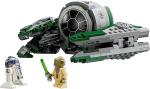 LEGO 75360 Star Wars Yoda's Jedi Starfighter Construction Toy for Boys and Girls, The Clone Wars Vehicle Set with Master Yoda Minifigure, Lightsaber and Droid R2-D2 Figure, Christmas Gift