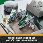 LEGO 75360 Star Wars Yoda's Jedi Starfighter Construction Toy for Boys and Girls, The Clone Wars Vehicle Set with Master Yoda Minifigure, Lightsaber and Droid R2-D2 Figure, Christmas Gift