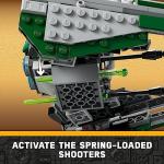 LEGO 75360 Star Wars Yoda's Jedi Starfighter Construction Toy for Boys and Girls, The Clone Wars Vehicle Set with Master Yoda Minifigure, Lightsaber and Droid R2-D2 Figure, Christmas Gift