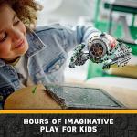 LEGO 75360 Star Wars Yoda's Jedi Starfighter Construction Toy for Boys and Girls, The Clone Wars Vehicle Set with Master Yoda Minifigure, Lightsaber and Droid R2-D2 Figure, Christmas Gift