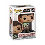 POP Funko Star Wars: The Mandalorian - Mandalorian (Din Djarrin) Holding The Child (Grogu), Multicolor (54525)