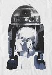 Star Wars Men's R2D2 Collage T-Shirt, White, Large