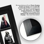 HWC Trading Dave Prowse & James Earl Jones Star Wars Darth Vader 16 x 12 inch (A3) Printed Gifts Signed Autograph Presentation Display for Movie Memorabilia Fans - 16" x 12" Framed