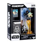 FANDROP - Star Wars: The Mandalorian™ - The Mandalorian & Grogu vs Dark Troopers, Displayable Diorama, Artifacts & Scene Marker to Enhance Collection, 4 Star Wars FANDROPS to Collect