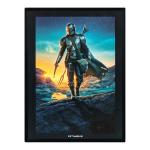 FANDROP - Star Wars: The Mandalorian™ - The Mandalorian & Grogu vs Dark Troopers, Displayable Diorama, Artifacts & Scene Marker to Enhance Collection, 4 Star Wars FANDROPS to Collect