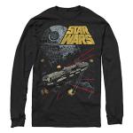 Star Wars Men's Falcon Shot Shirt, Black, XX-Large
