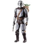 STAR WARS The Mandalorian & Grogu Bounty Blaster, 11-Inch Action Figure with Sound Effects, Interactive Toys for Boys & Girls Ages 4+