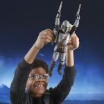 STAR WARS The Mandalorian & Grogu Bounty Blaster, 11-Inch Action Figure with Sound Effects, Interactive Toys for Boys & Girls Ages 4+