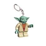 LEGO Star Wars Large 2.25 Inch Tall Figure Key Light - Yoda (KE11H), Bag Charm with LED Light