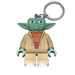 LEGO Star Wars Large 2.25 Inch Tall Figure Key Light - Yoda (KE11H), Bag Charm with LED Light